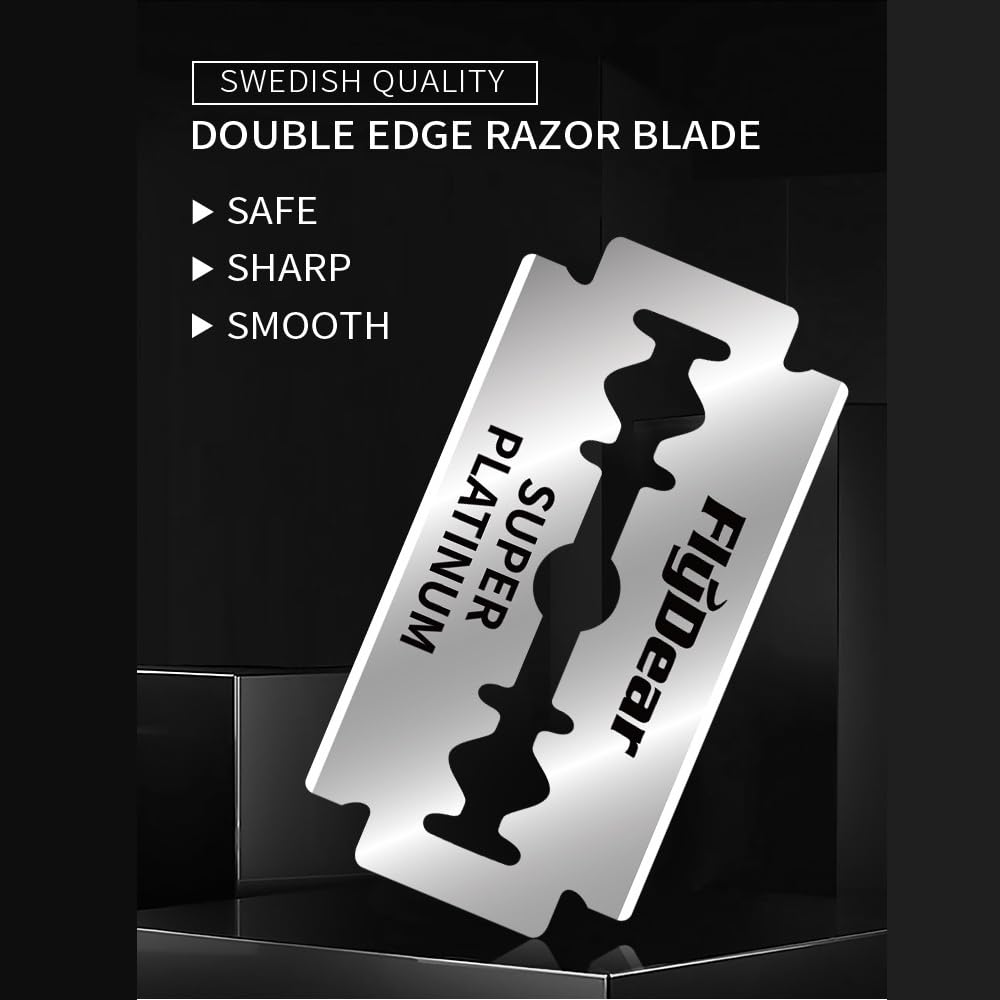 Safety Razor Handle - Cuchilla de afeitar de acero inoxidable,