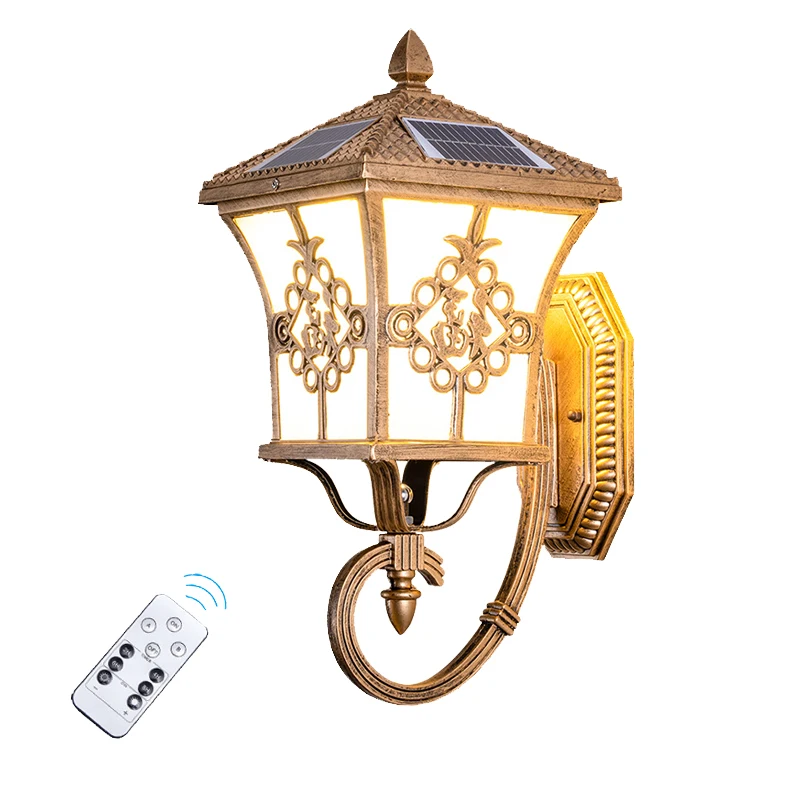 Solar Garden Light - Luces Solares de Estilo Europeo para