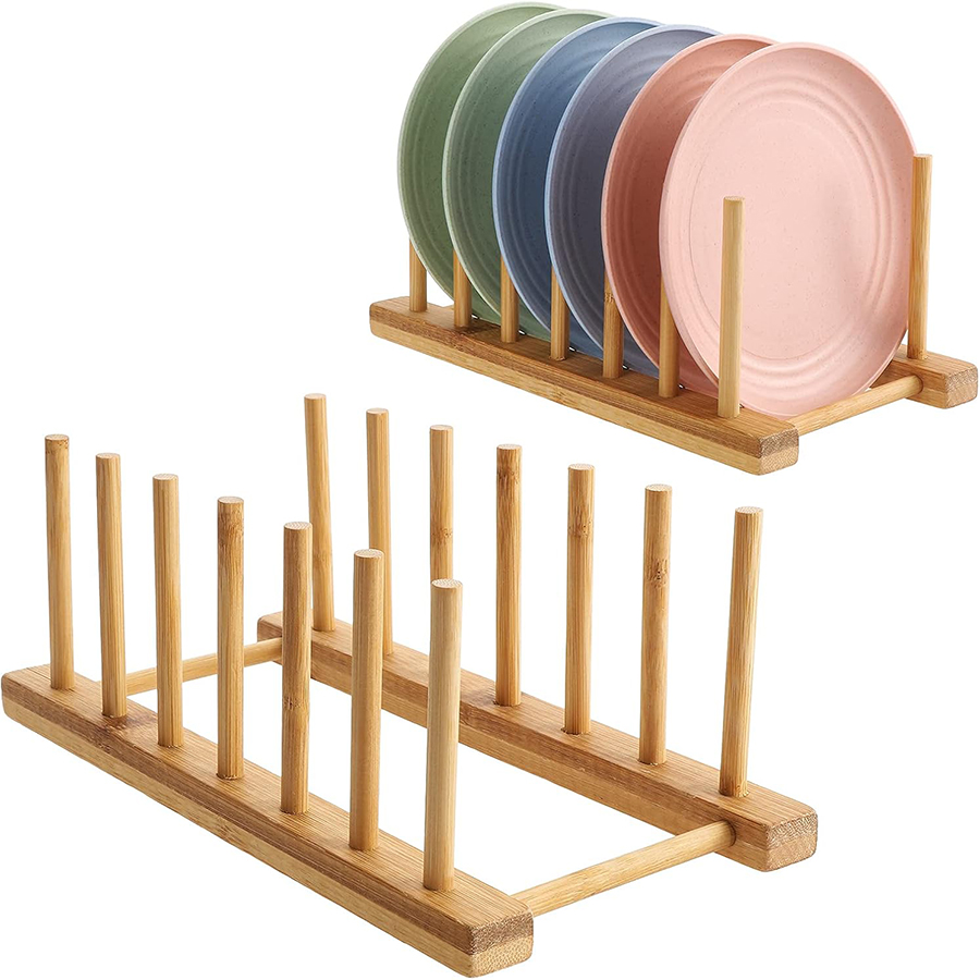 Bamboo Cutlery - 1 unidad/2 unidades: escurridor de platos
