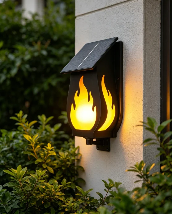 Lámpara de pared solar para ex - Solar Garden Light reseña y precio