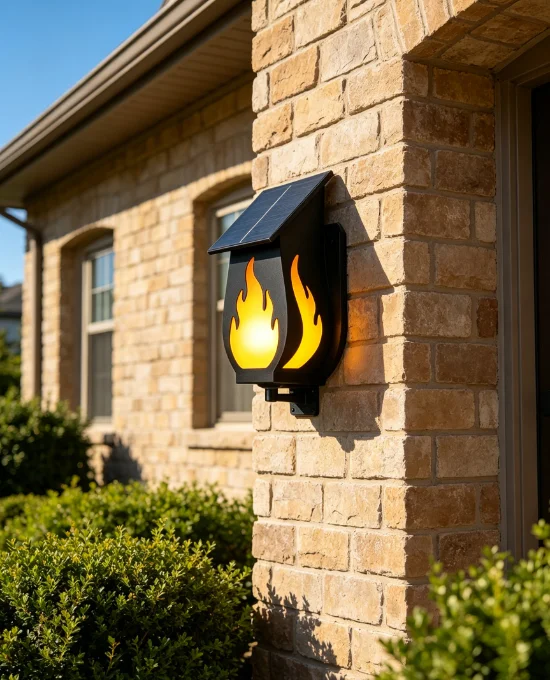 Lámpara de pared solar para ex - Solar Garden Light reseña y precio