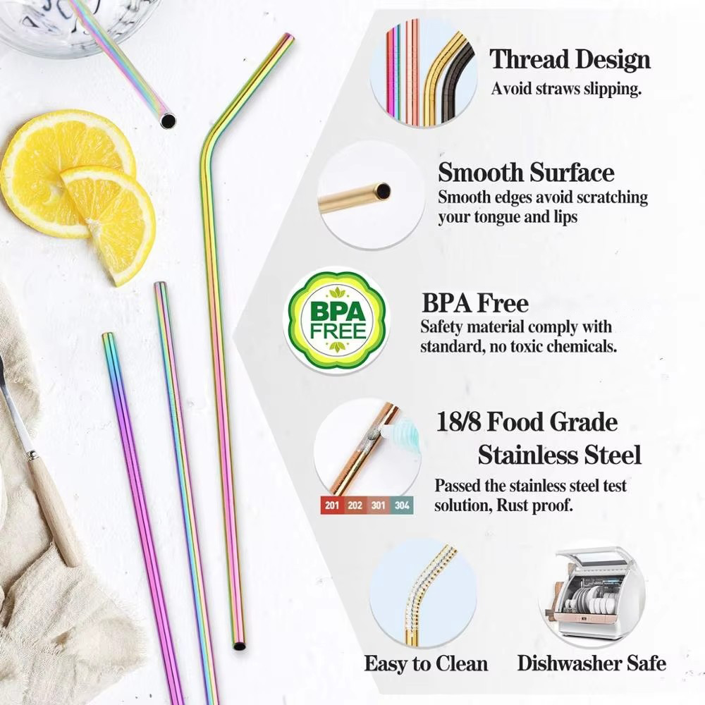 UPORS Pajita para beber reutil - Reusable Straw reseña y precio