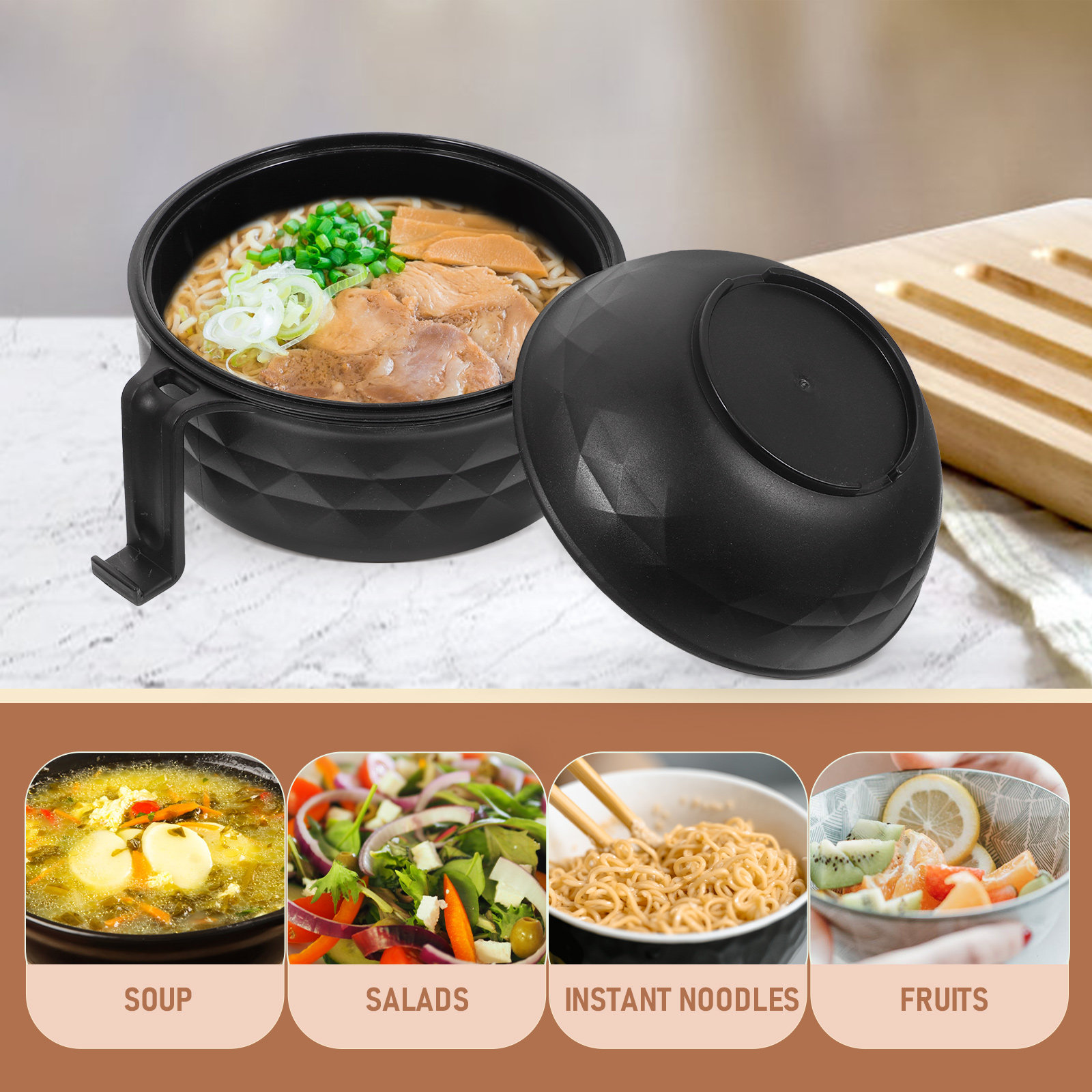 1 juego de cuencos para alimen - Reusable Straw reseña y precio