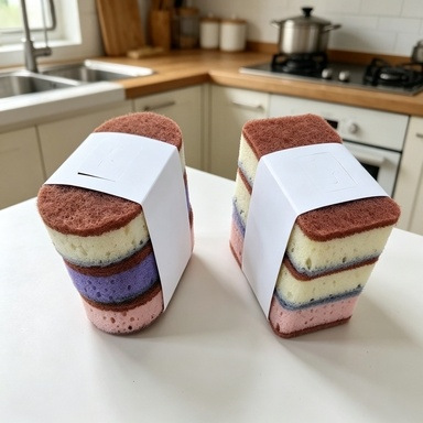 Esponja de Cocina de Doble Car - Eco Sponge reseña y precio