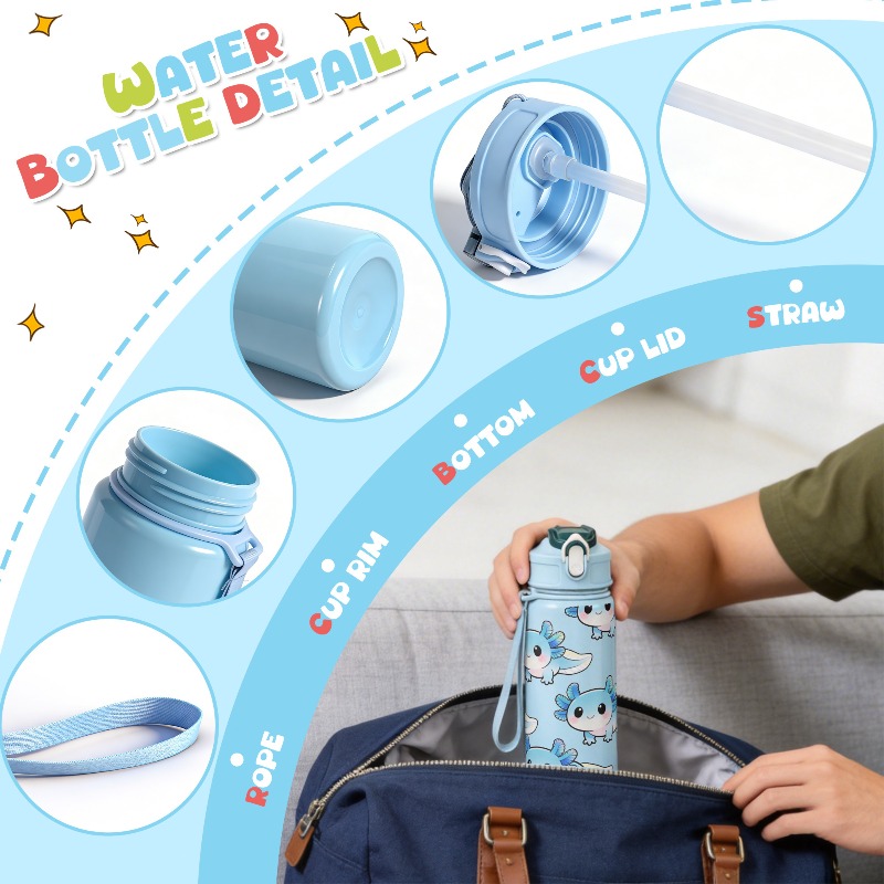 Botella de agua reutilizable d - Reusable Straw reseña y precio